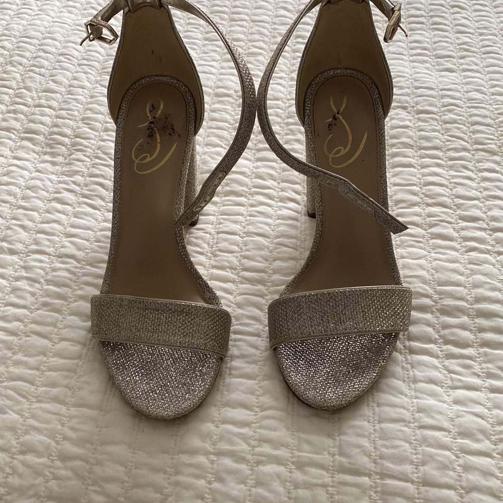 Sam Edelman gold mesh shoes